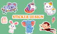 design unique logo, sticker, badge, patch and label