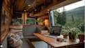 create rain video with natural sound in a sleep cozy room