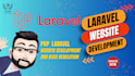 create website template with HTML CSS and develop php laravel website