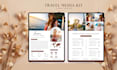 design press kit, travel, fashion, rate card, beauty, influencer media kit