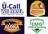 design junk removal and hauling logo with copy right