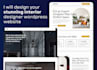 design your stunning interior designer wordpress website