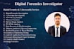 do digital forensics, virus, malware and log analysis, cybercrime investigation