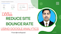 reduce website, blog bounce rate using google analytics