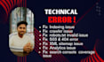 fix technical issue, indexing problem and technical SEO