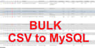 create system to bulk process CSV files into mysql database
