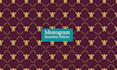 design a seamless,luxury pattern,monogram pattern designs