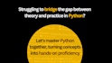 guide you in learning python basics step by step