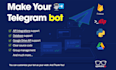 create a telegram bot with API and database services