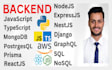 build backend nodejs django graphql nestjs sql mongodb AWS