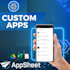 develop the best option to create mobile and web applications in appsheet