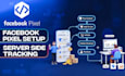 setup facebook pixel conversion API server side tracking ga4