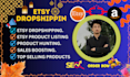 do etsy drop shipping, etsy seo listing with  title, tags and description, VA