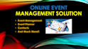 your event manager, event planner