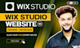 create wix studio website design,redesign wix studio website