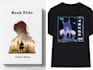 create anime tshirt design, album or book cover for you