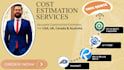 do concrete and masonry take off plus cost estimation