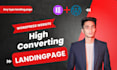 design responsive landing pages, squeeze and wordpress websites using ele