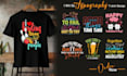 do graphic tee design with modern typography