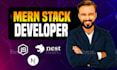 be mern stack nestjs next js saas web application developer