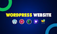 build modern responsive wordpress website for your business