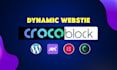 build dynamic business website using crocoblock jetengine plugins