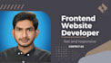 be your front end web developer using HTML,CSS and bootstrap