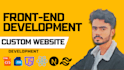 develop frontend from figma to clean HTML5, css3, javascript