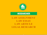 do law assignments, law essays, law articles
