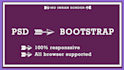 convert your psd design to html using bootstrap