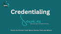 insurance credentialing and payroll services