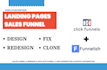 design, clone, setup sales funnels on funnelish, clickfunnels 2 0, samcart
