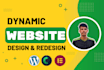 build dynamic wordpress website using  crocoblock and elementor pro, bricks