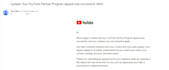 fix monetization issues with successful appeal