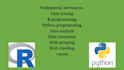 do data scraping, analysis, machine learning with python