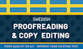 proofread and edit your swedish text