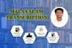 transcribe malayalam audio files