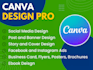 designs any type of canva pro logo business card and flyer