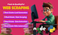 do fast web automation and web scraping real estate business