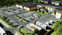 design 3d warehouse,commercial and industrial building realistic renders