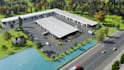 design 3d warehouse,commercial and industrial building realistic renders