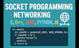 do socket programming and networking udp tcp in c cpp java python js, os, cuda