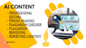 edit ai , chat gpt content in 24 hours