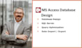 create professional ms access database structures