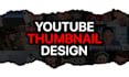 design youtube thumbnail cover for you