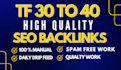 create high quality high tf contextual dofollow seo backlinks