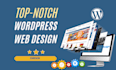 build all type responsive wordpress website design