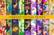 create digital patterns for stationery and decor