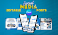 design canva templates, instagram post, carousel or anything in canva