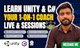 be your unity tutor and teach unity c sharp game development